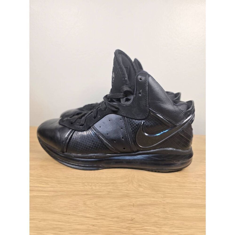 Size 10.5 - Nike Lebron 8 Blackout 2010 Men's Basketball Shoes